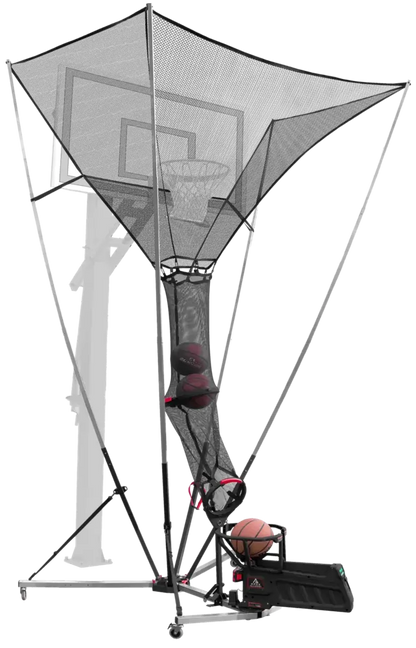 Isometric full system APEX basketball shooting machine by PowerArc Sports
